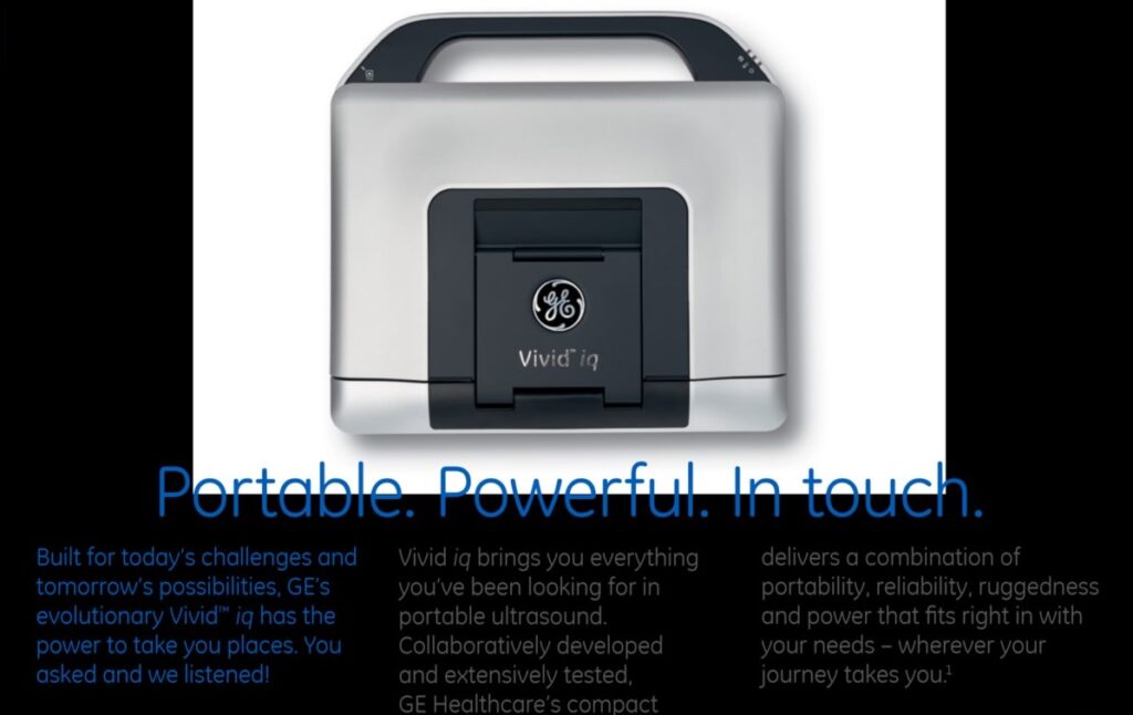 GE Vivid IQ POCUS Ultrasound system - Sono Solutions
